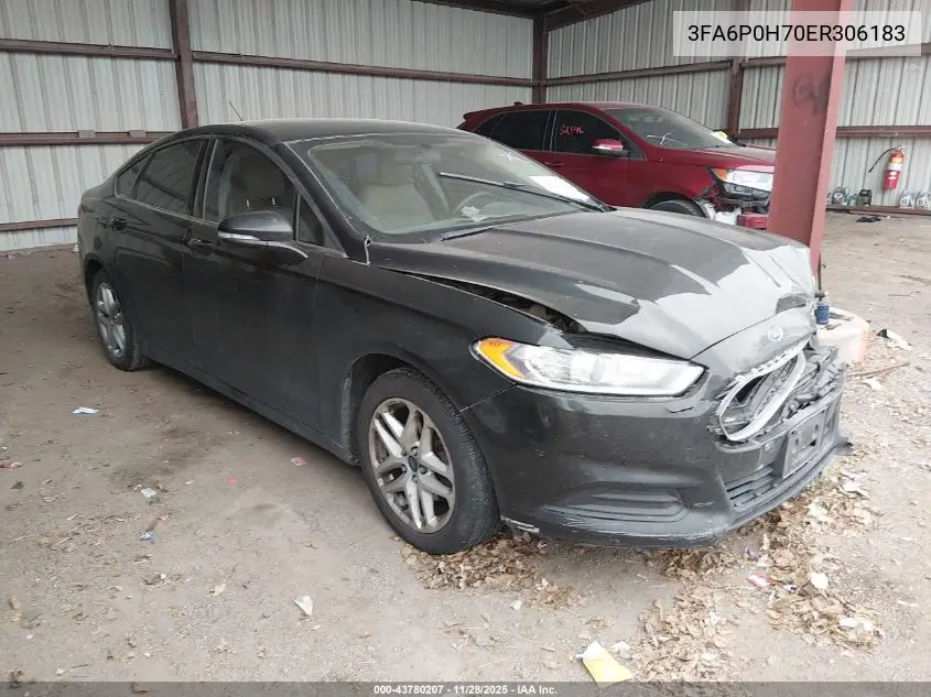 3FA6P0H70ER306183 2014 Ford Fusion Se