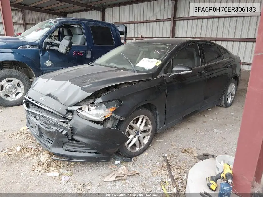 3FA6P0H70ER306183 2014 Ford Fusion Se