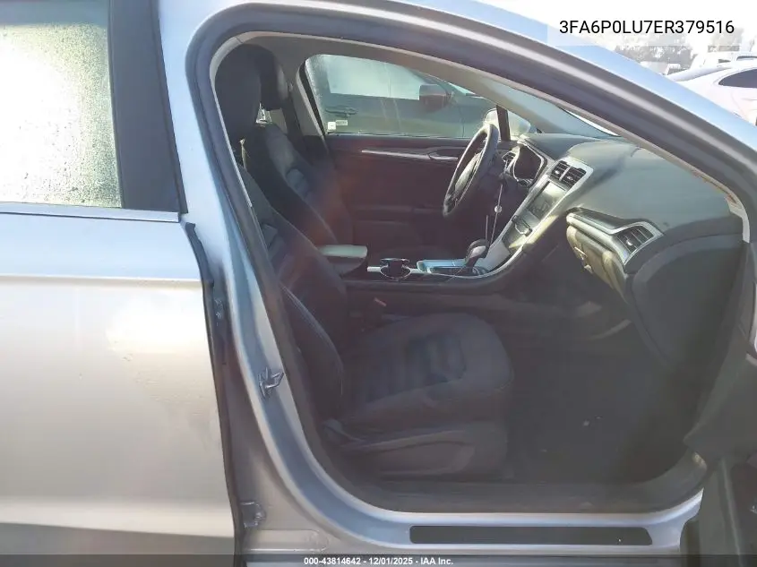 3FA6P0LU7ER379516 2014 Ford Fusion Hybrid Se