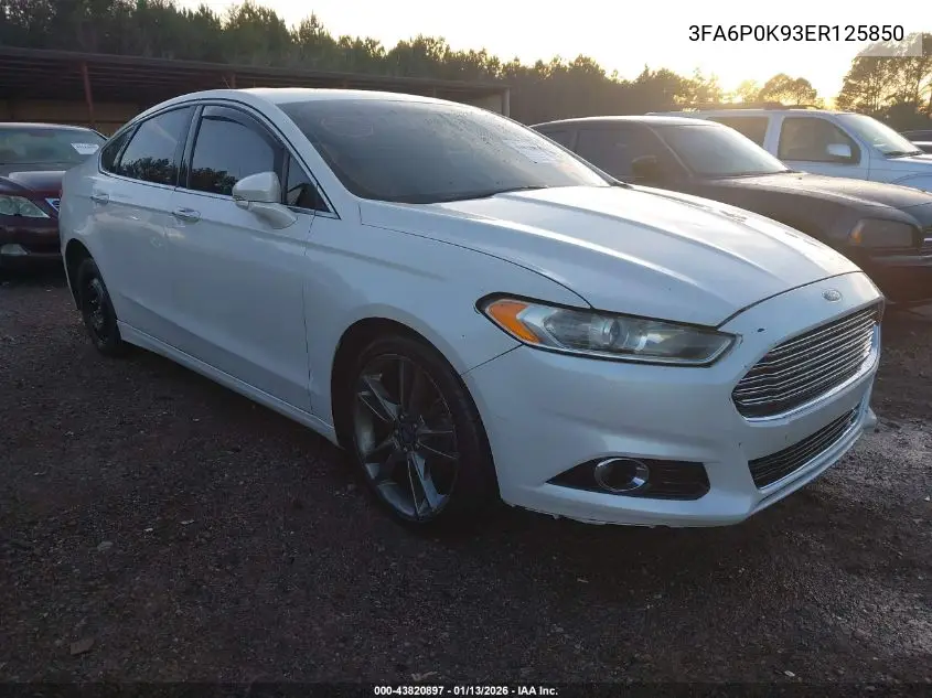 3FA6P0K93ER125850 2014 Ford Fusion Titanium