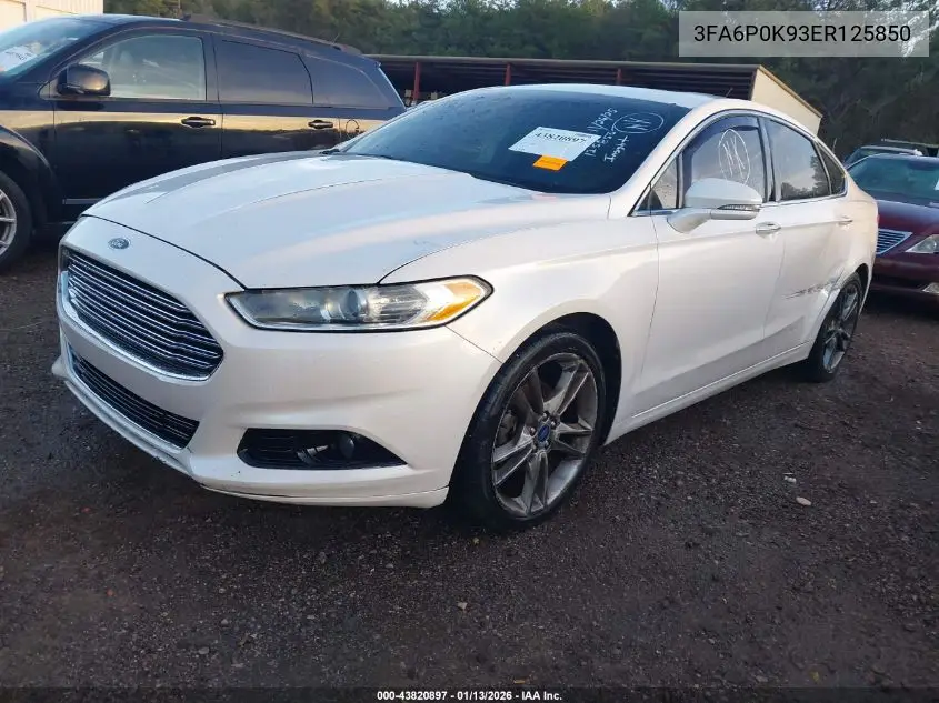3FA6P0K93ER125850 2014 Ford Fusion Titanium
