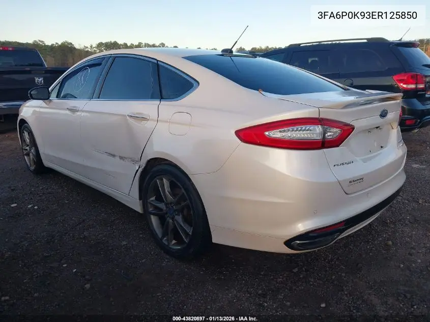 3FA6P0K93ER125850 2014 Ford Fusion Titanium