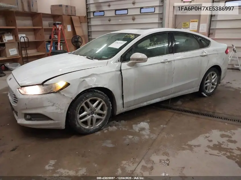 1FA6P0H7XE5386997 2014 Ford Fusion Se