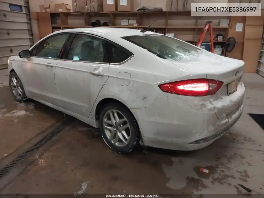 1FA6P0H7XE5386997 2014 Ford Fusion Se