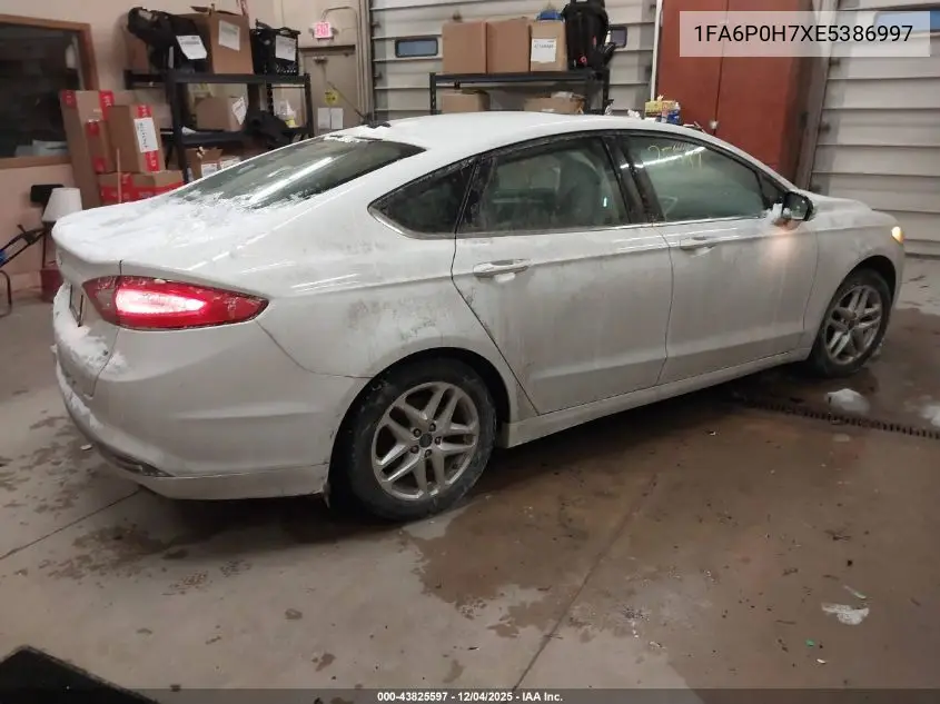1FA6P0H7XE5386997 2014 Ford Fusion Se