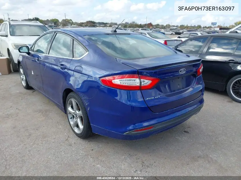 3FA6P0H73ER163097 2014 Ford Fusion Se
