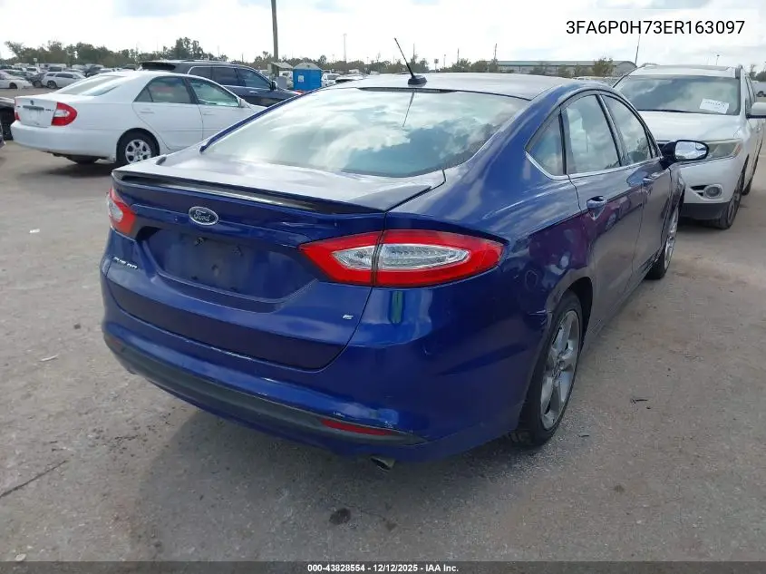 3FA6P0H73ER163097 2014 Ford Fusion Se