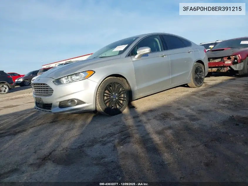 3FA6P0HD8ER391215 2014 Ford Fusion Se