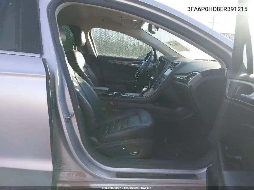 3FA6P0HD8ER391215 2014 Ford Fusion Se