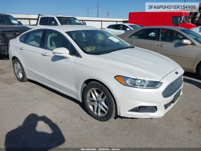 3FA6P0HD1ER154906 2014 Ford Fusion Se