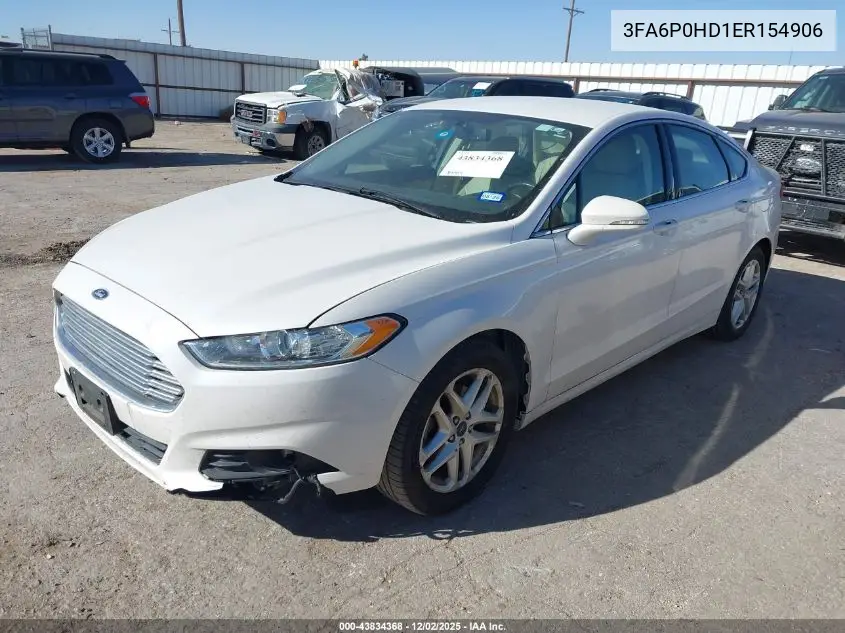 3FA6P0HD1ER154906 2014 Ford Fusion Se