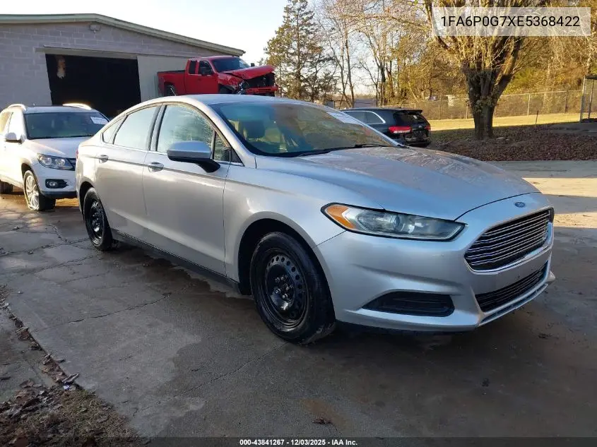 1FA6P0G7XE5368422 2014 Ford Fusion S