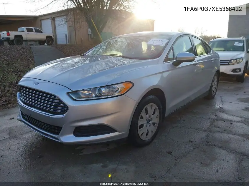 1FA6P0G7XE5368422 2014 Ford Fusion S