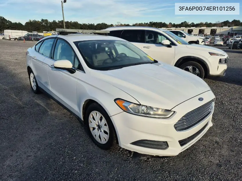 3FA6P0G74ER101256 2014 Ford Fusion S