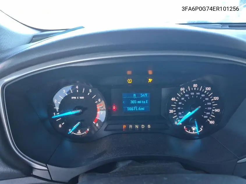 3FA6P0G74ER101256 2014 Ford Fusion S