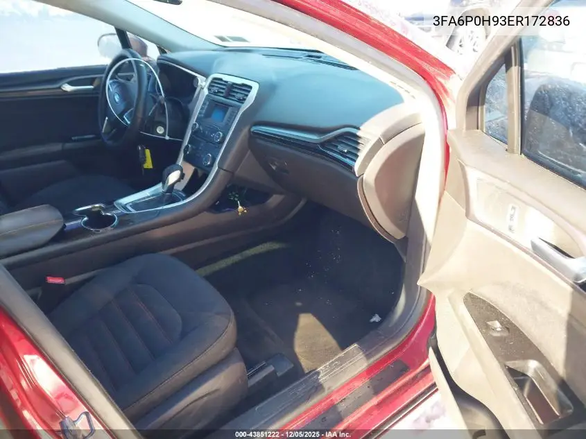 3FA6P0H93ER172836 2014 Ford Fusion Se