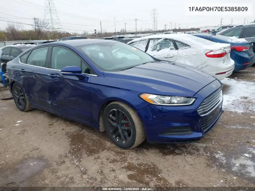 1FA6P0H70E5385809 2014 Ford Fusion Se