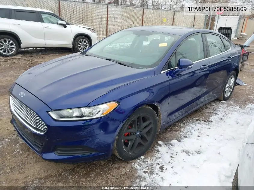 1FA6P0H70E5385809 2014 Ford Fusion Se