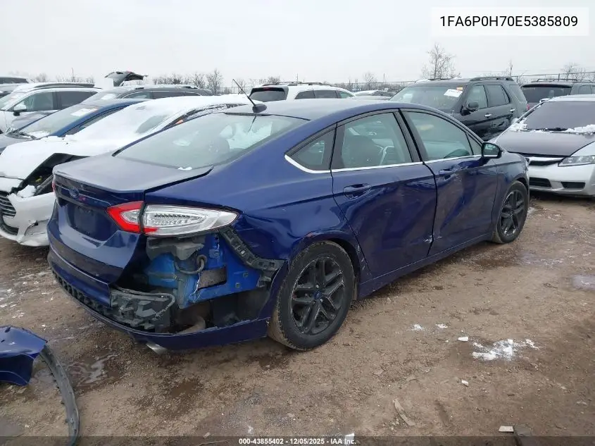 1FA6P0H70E5385809 2014 Ford Fusion Se