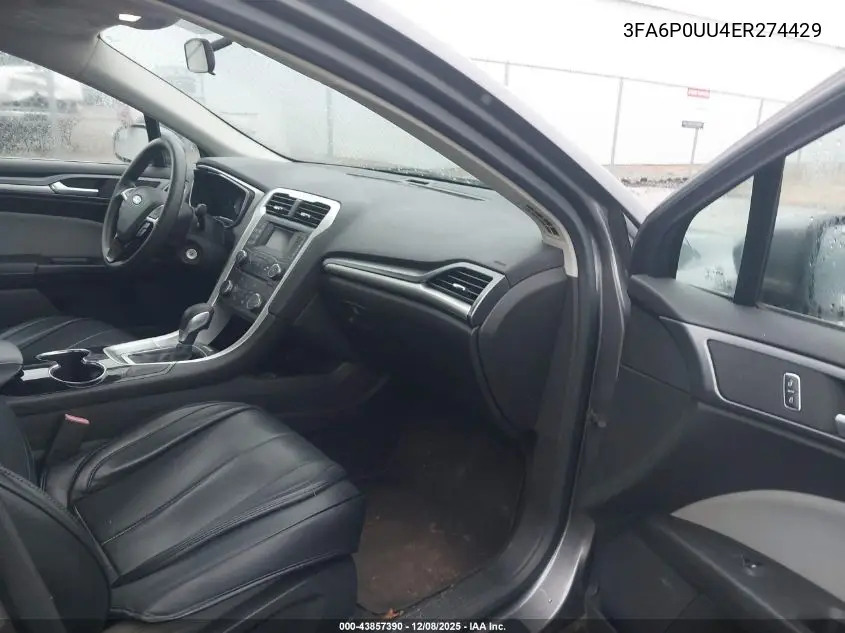 3FA6P0UU4ER274429 2014 Ford Fusion Hybrid S