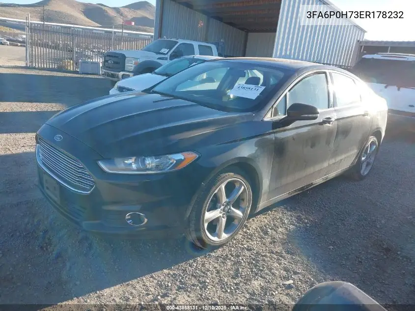 3FA6P0H73ER178232 2014 Ford Fusion Se