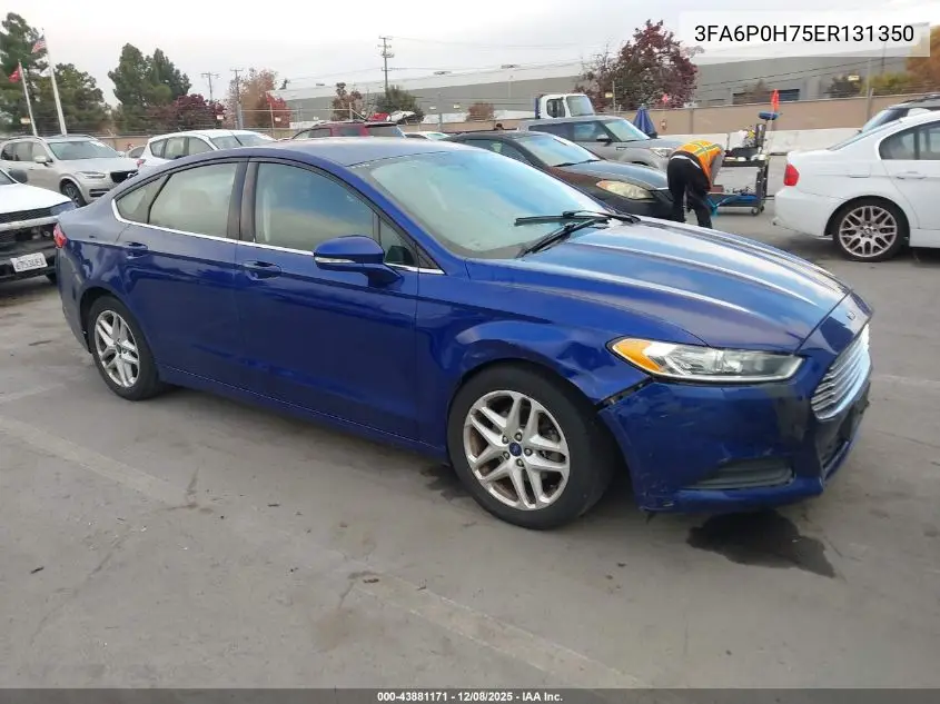 3FA6P0H75ER131350 2014 Ford Fusion Se
