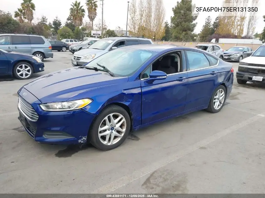 3FA6P0H75ER131350 2014 Ford Fusion Se