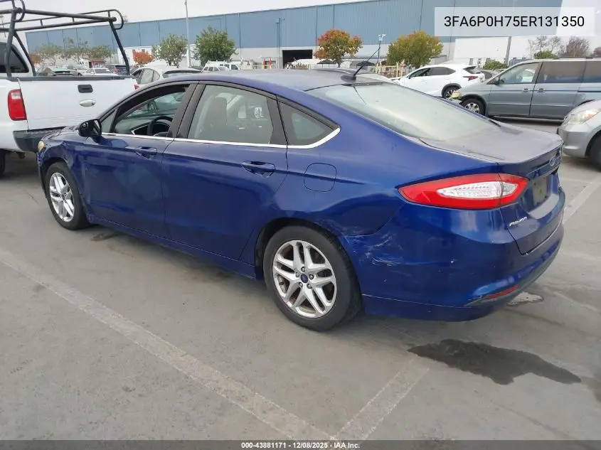 3FA6P0H75ER131350 2014 Ford Fusion Se