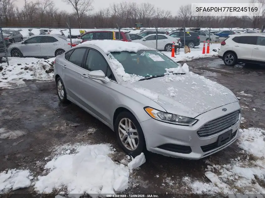 3FA6P0H77ER245169 2014 Ford Fusion Se