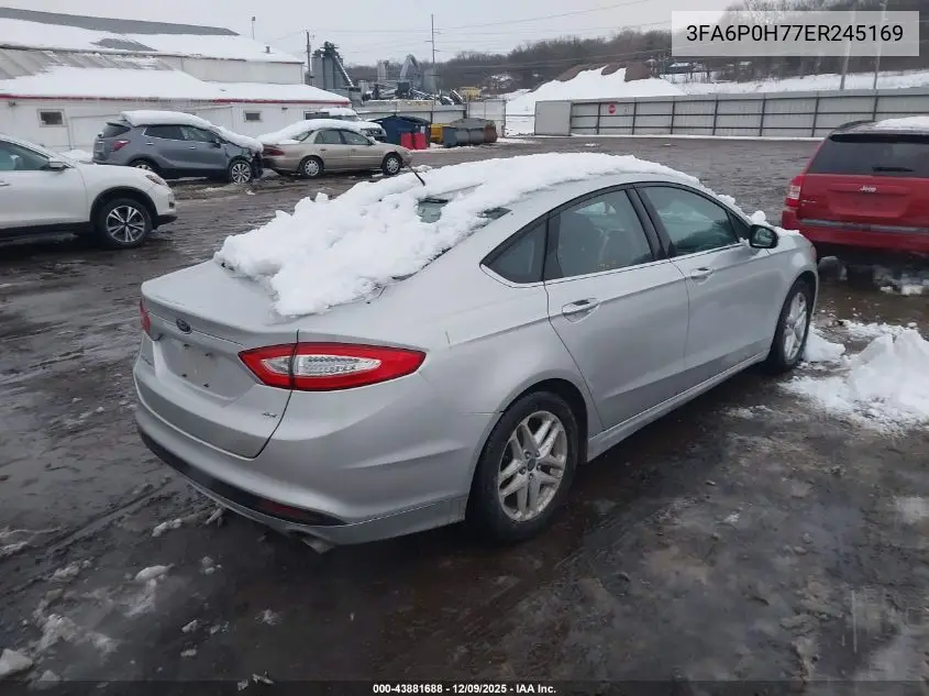 3FA6P0H77ER245169 2014 Ford Fusion Se