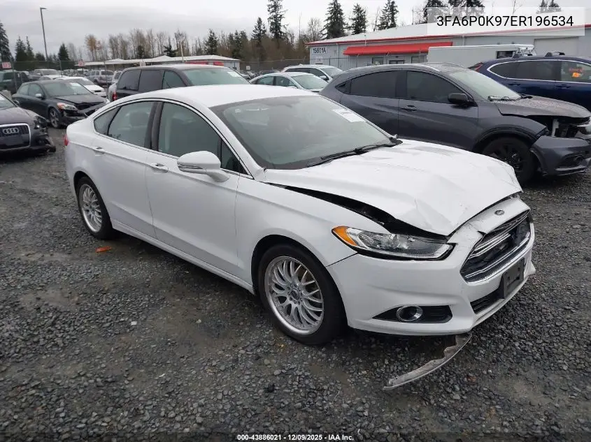 3FA6P0K97ER196534 2014 Ford Fusion Titanium