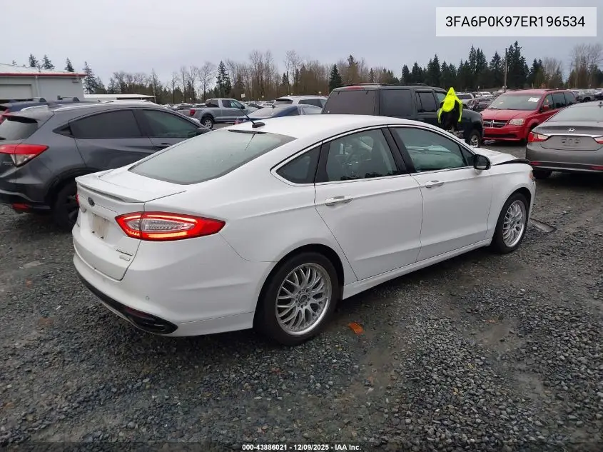 3FA6P0K97ER196534 2014 Ford Fusion Titanium