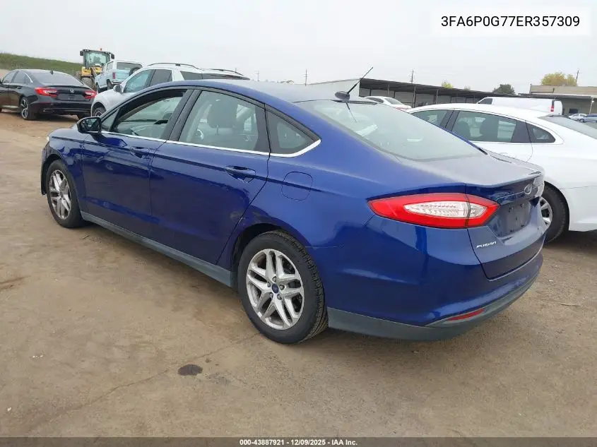 3FA6P0G77ER357309 2014 Ford Fusion S