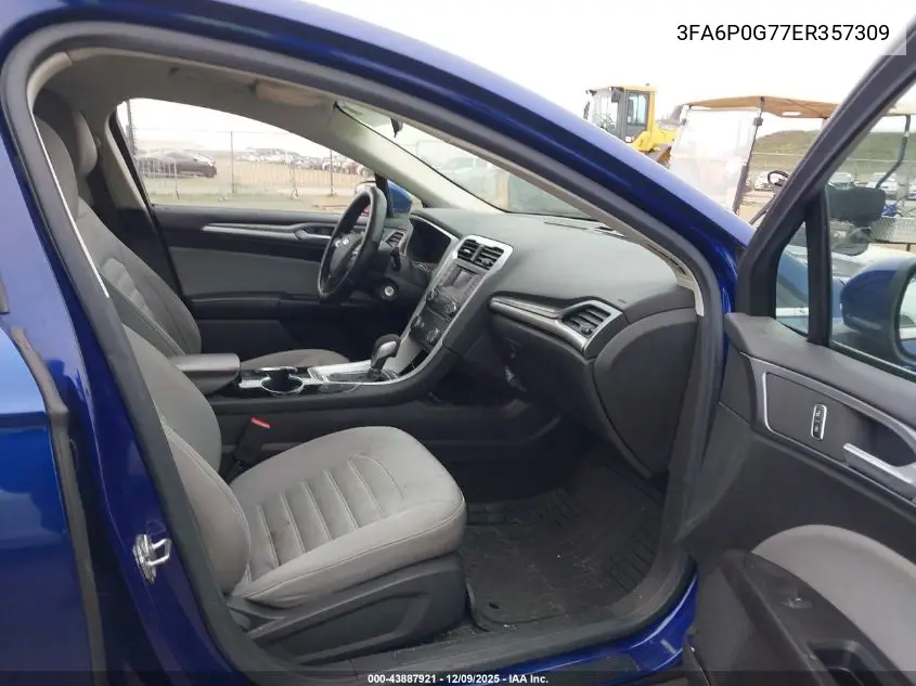 3FA6P0G77ER357309 2014 Ford Fusion S