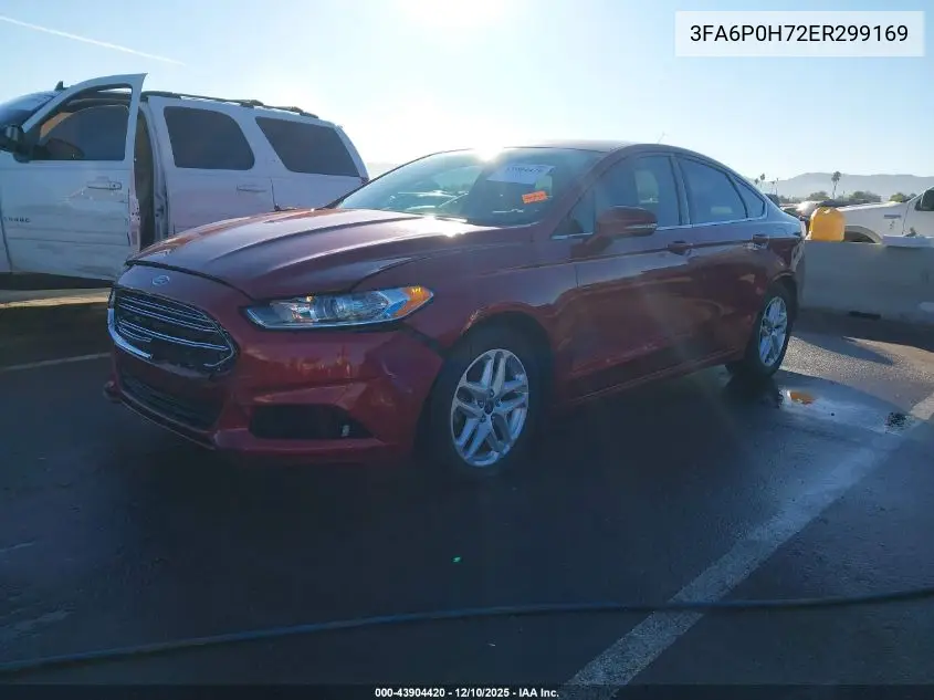 3FA6P0H72ER299169 2014 Ford Fusion Se
