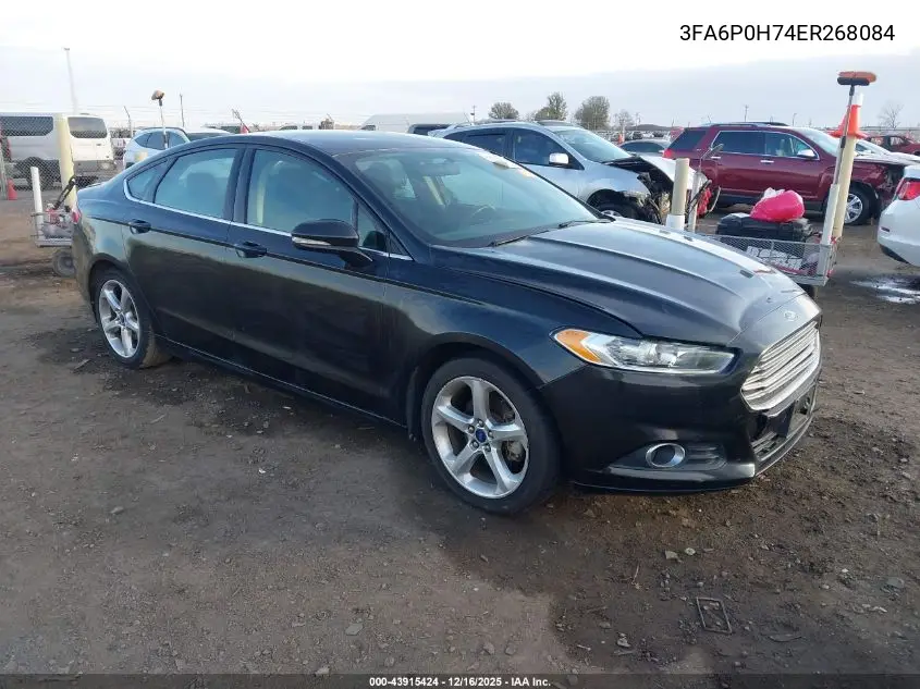 3FA6P0H74ER268084 2014 Ford Fusion Se