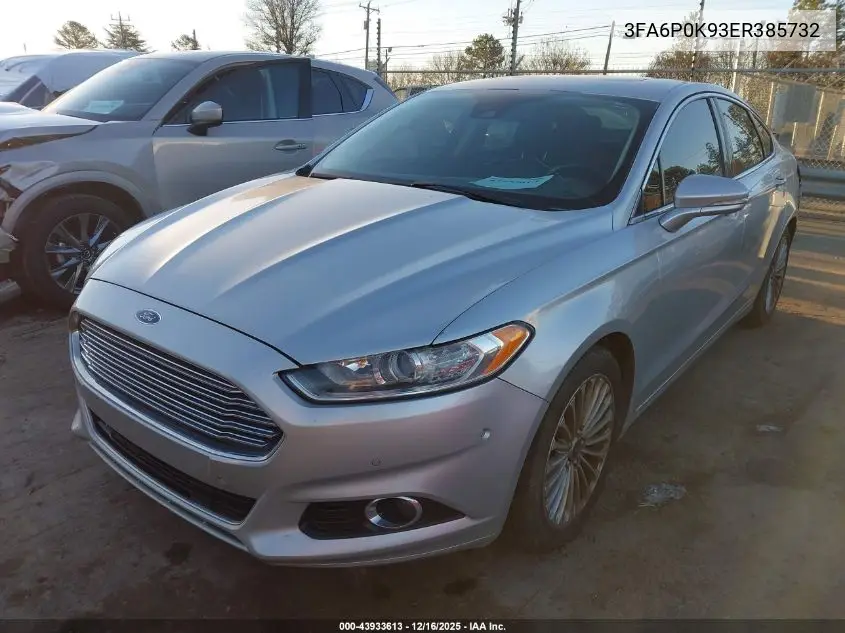 3FA6P0K93ER385732 2014 Ford Fusion Titanium