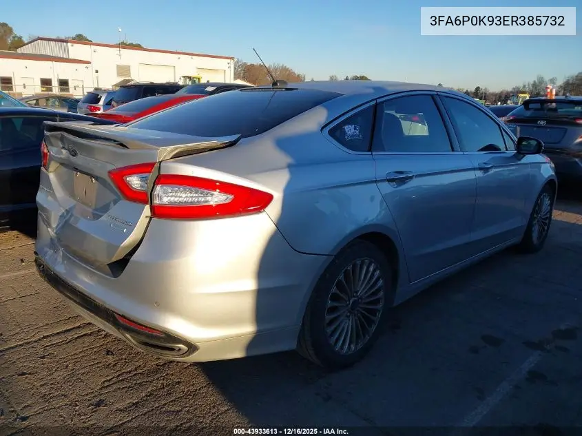 3FA6P0K93ER385732 2014 Ford Fusion Titanium