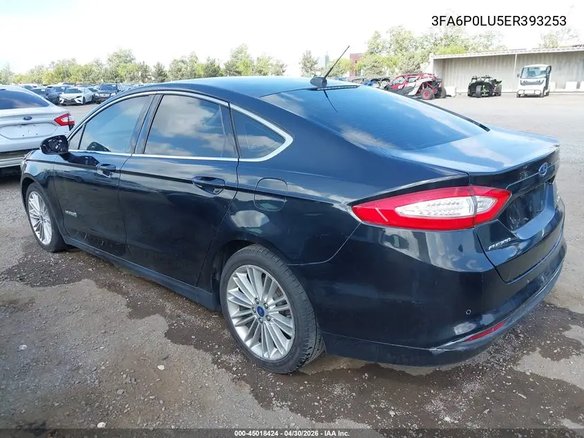3FA6P0LU5ER393253 2014 Ford Fusion Hybrid Se