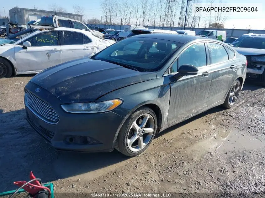 3FA6P0H92FR209604 2015 Ford Fusion Se