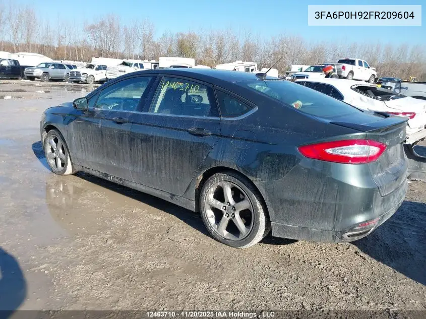 3FA6P0H92FR209604 2015 Ford Fusion Se