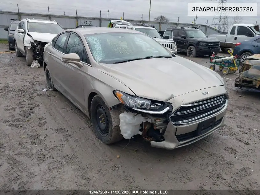3FA6P0H79FR285786 2015 Ford Fusion Se