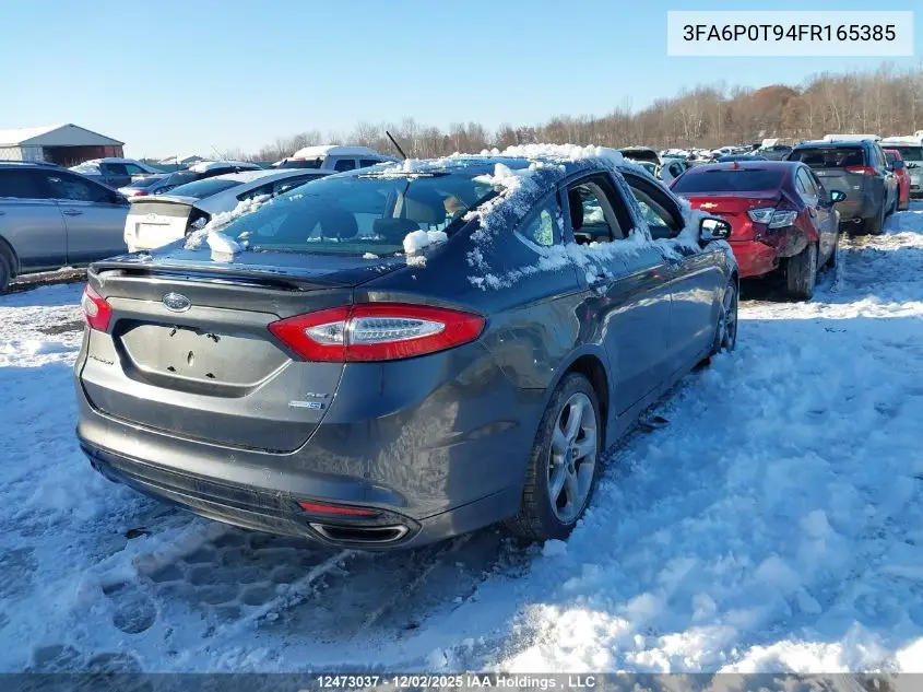 3FA6P0T94FR165385 2015 Ford Fusion Se