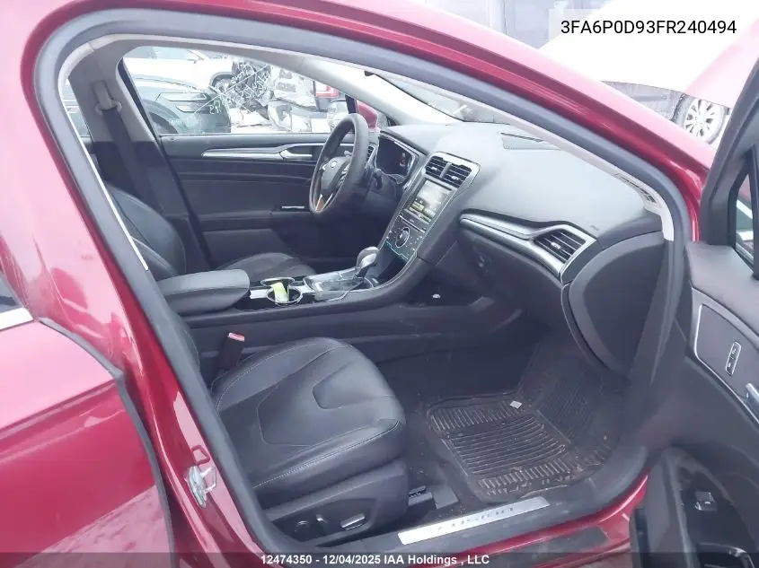 3FA6P0D93FR240494 2015 Ford Fusion