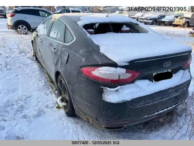 3FA6P0D94FR201395 2015 Ford Fusion Titanium
