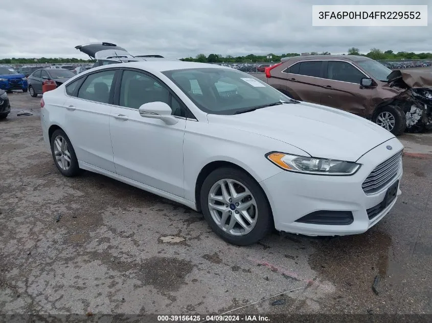 3FA6P0HD4FR229552 2015 Ford Fusion Se