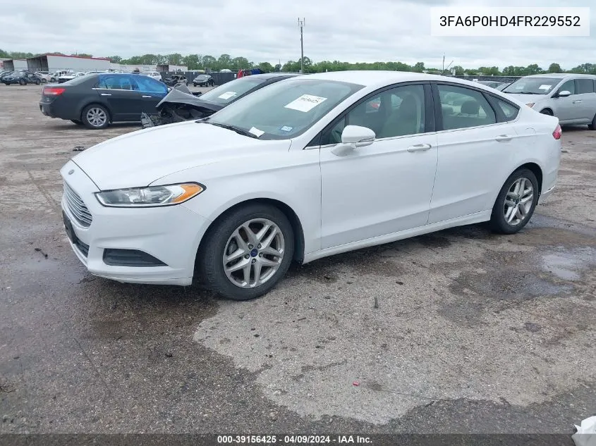 3FA6P0HD4FR229552 2015 Ford Fusion Se