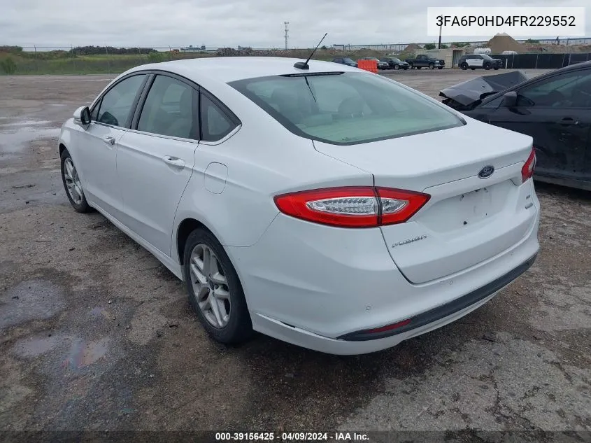 3FA6P0HD4FR229552 2015 Ford Fusion Se