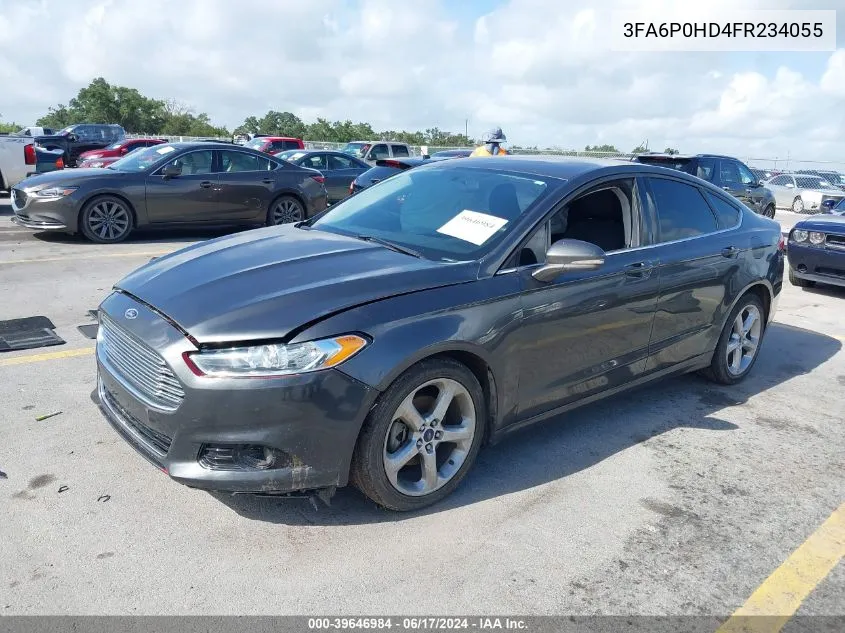 3FA6P0HD4FR234055 2015 Ford Fusion Se