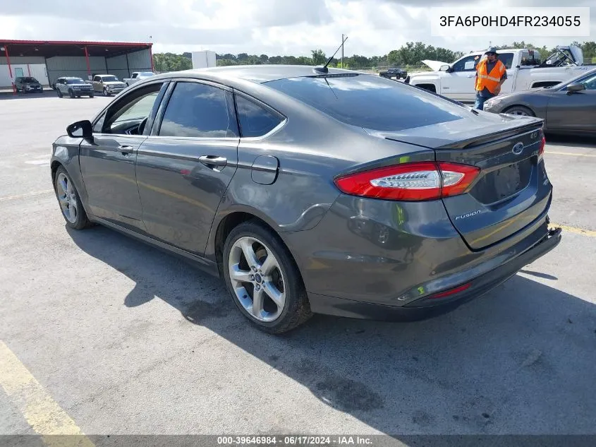 3FA6P0HD4FR234055 2015 Ford Fusion Se